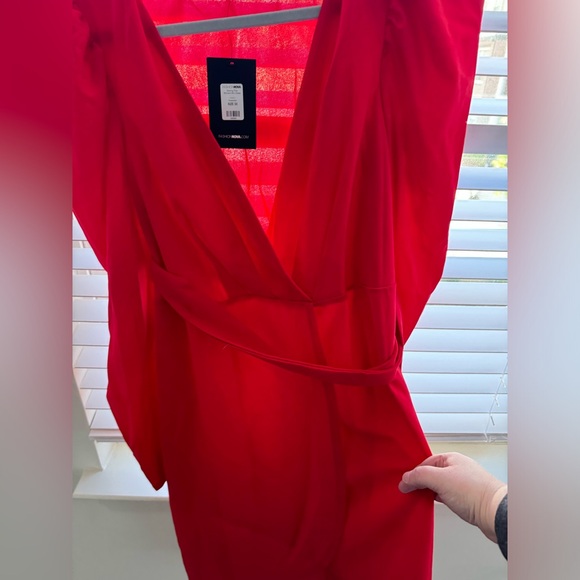 Owning this Moment Red Mini dress fashion Nova - Picture 2 of 3